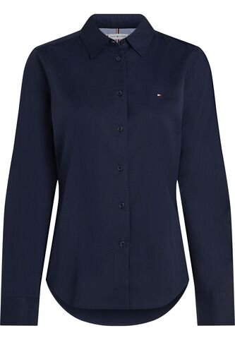 Camisa Azul Stretch De Corte Regular Tommy Hilfiger Tommy Hilfiger