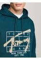Buzo Verde Con Logo Distintivo Estilo Graffiti Tommy Jeans de Tommy Hilfiger