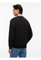 Saco Negro De Cuello Redondo Con Logo Estampado En El Pecho Tommy Jeans de Tommy Hilfiger