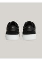 Tenis Negro En Cuero Tommy Hilfiger de Tommy Hilfiger