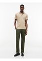 Polo Khaki De Corte Slim Con Logo Tommy Hilfiger de Tommy Hilfiger