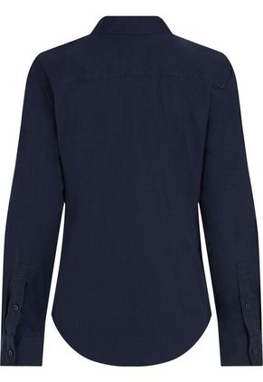 Camisa Azul Stretch De Corte Regular Tommy Hilfiger