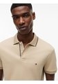 Polo Khaki De Corte Slim Con Logo Tommy Hilfiger de Tommy Hilfiger