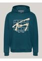 Buzo Verde Con Logo Distintivo Estilo Graffiti Tommy Jeans de Tommy Hilfiger