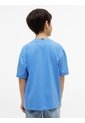 Camiseta Celeste De Punto Heritage Con Logo Tommy Hilfiger de Tommy Hilfiger