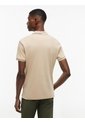 Polo Khaki De Corte Slim Con Logo Tommy Hilfiger de Tommy Hilfiger
