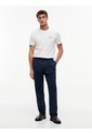 Camiseta Blanca De Cuello Redondo De Punto Con Logo Tommy Hilfiger de Tommy Hilfiger