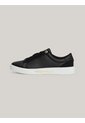 Tenis Negro En Cuero Tommy Hilfiger de Tommy Hilfiger
