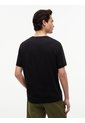 Camiseta Negra De Cuello Redondo Con Logo Estampado Gráfico Tommy Hilfiger de Tommy Hilfiger