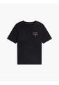 Camiseta Negra De Cuello Redondo Con Logo Estampado Gráfico Tommy Hilfiger de Tommy Hilfiger