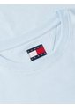 Camiseta Celeste Slim De Punto Con Logo Tommy Jeans de Tommy Hilfiger