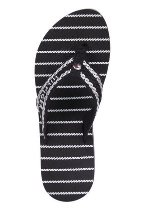 Sandalias De Playa Con Tiras Distintivas Mujer Negro Tommy Hilfiger