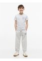 Camiseta Gris De Punto Con Contorno Del Logo Tommy Hilfiger de Tommy Hilfiger