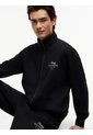 Chaqueta Negra De Cuello Alto Con Cierre De Cremallera Tommy Hilfiger de Tommy Hilfiger