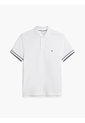 Polo Blanco En Algodón Fluido De Corte Slim Tommy Hilfiger de Tommy Hilfiger