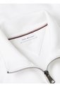 Chaqueta Blanca De Cuello Alto Con Cierre De Cremallera Tommy Hilfiger de Tommy Hilfiger
