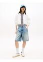 Chaqueta Blanca Bomber Con Inscripción Tommy Jeans de Tommy Hilfiger