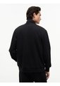 Chaqueta Negra De Cuello Alto Con Cierre De Cremallera Tommy Hilfiger de Tommy Hilfiger