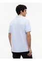Polo Celeste De Corte Regular Ribeteado Con Logo Tommy Jeans de Tommy Hilfiger