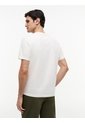 Camiseta Blanca De Cuello Redondo Con Logo Bordado Tommy Hilfiger de Tommy Hilfiger