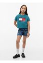 Camiseta Verde De Corte Amplio Con Logo Heritage Tommy Hilfiger de Tommy Hilfiger