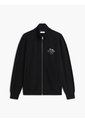 Chaqueta Negra De Cuello Alto Con Cierre De Cremallera Tommy Hilfiger de Tommy Hilfiger