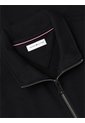 Chaqueta Negra De Cuello Alto Con Cierre De Cremallera Tommy Hilfiger de Tommy Hilfiger