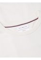 Camiseta Blanca De Cuello Redondo Con Logo Bordado Tommy Hilfiger de Tommy Hilfiger