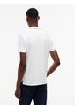 Polo Blanco De Corte Slim Con Logo Tommy Hilfiger de Tommy Hilfiger