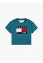 Camiseta Verde De Corte Amplio Con Logo Heritage Tommy Hilfiger de Tommy Hilfiger