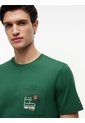 Camiseta Verde Con Logo Gráfico Floral Estampado En El Pecho Tommy Hilfiger de Tommy Hilfiger