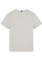 Camiseta Gris De Punto Con Logo Bordado Tommy Hilfiger de Tommy Hilfiger