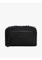 Neceser Negro Textil Con Logo TH Metalizado Tommy Hilfiger de Tommy Hilfiger