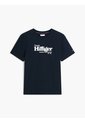 Camiseta Azul De Punto Con Logo Gráfico Tommy Hilfiger de Tommy Hilfiger