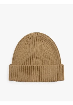 Gorro Café Heritage De Punto Canal Con Logo Tommy Hilfiger