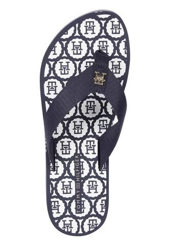 Sandalias Azul Con Tiras De Tejido Trenzado Tommy Hilfiger Tommy Hilfiger