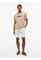 Camiseta Khaki De Punto Con Logo Gráfico Tommy Hilfiger de Tommy Hilfiger