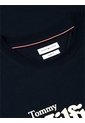 Camiseta Azul De Punto Con Logo Gráfico Tommy Hilfiger de Tommy Hilfiger