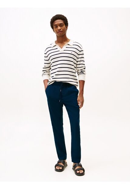 Pantalón Azul Marino Chino Harlem Con Pierna Cónica Tommy Hilfiger