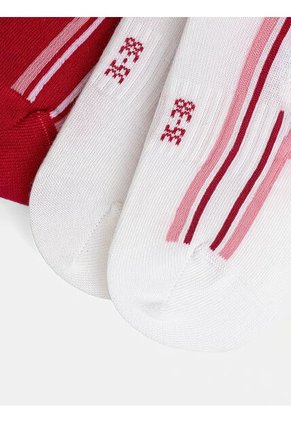 Pack Rosa De Tres Pares De Medias Tobilleros Para Niños Tommy Hilfiger