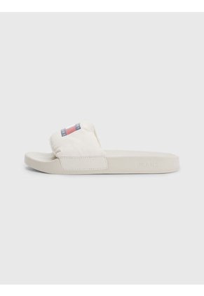 Sandalias Con Pala Acolchada Blanco Tommy Hilfiger