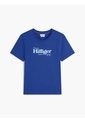 Camiseta Azul De Punto Con Logo Gráfico Tommy Hilfiger de Tommy Hilfiger