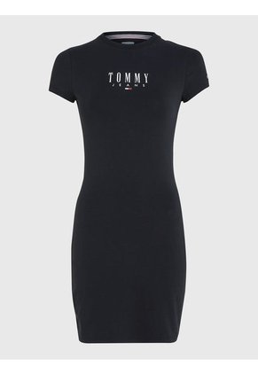 Vestido De Tommy Jeans Para Mujer Negro Tommy Jeans