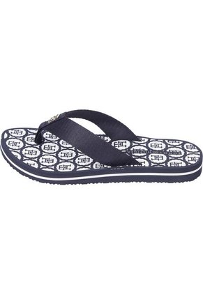 Sandalias Azul Con Tiras De Tejido Trenzado Tommy Hilfiger
