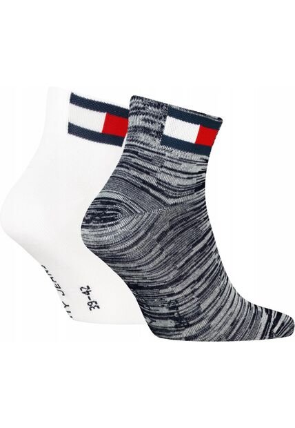 Pack Azul De 2 Tobilleras Con Logo Tommy Hilfiger