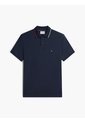 Polo Azul De Corte Slim Con Logo Tommy Hilfiger de Tommy Hilfiger