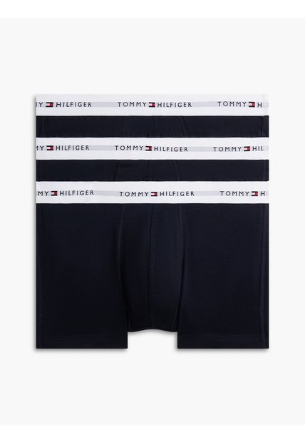 Pack Azul De 3 Calzoncillos Trunk Signature Tommy Hilfiger