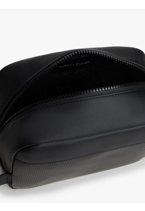 Neceser Negro Con Logo TH Metalizado Tommy Hilfiger