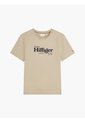 Camiseta Khaki De Punto Con Logo Gráfico Tommy Hilfiger de Tommy Hilfiger