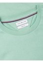Camiseta Verde De Cuello Redondo Con Logo Bordado Tommy Hilfiger de Tommy Hilfiger